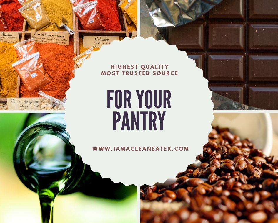 various pantry items wth text "for your pantry"